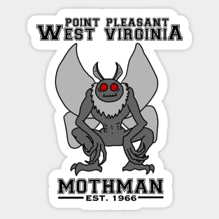 Mothman, Point Pleasant WV Sticker